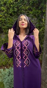 MyTindy Velvet Djellaba, view 3
