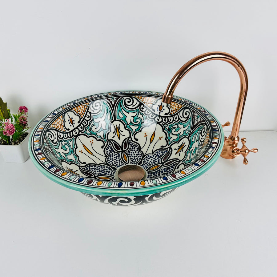 MyTindy AZO - Standard - Moroccan Ceramic Sink
