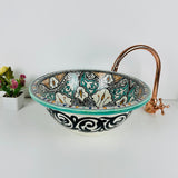 MyTindy AZO - Standard - Moroccan Ceramic Sink, view 2