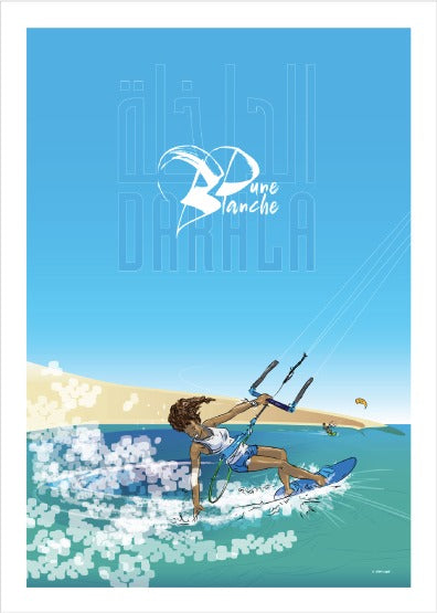 MyTindy Dune Blanche Dakhla by Alexis Logié - Poster
