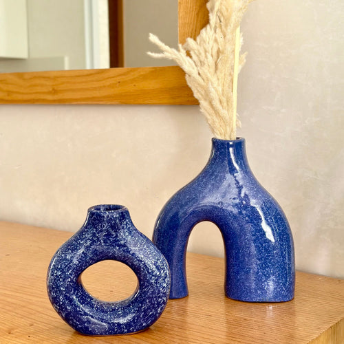 MyTindy Duo Azul and Tafoukt blue vases