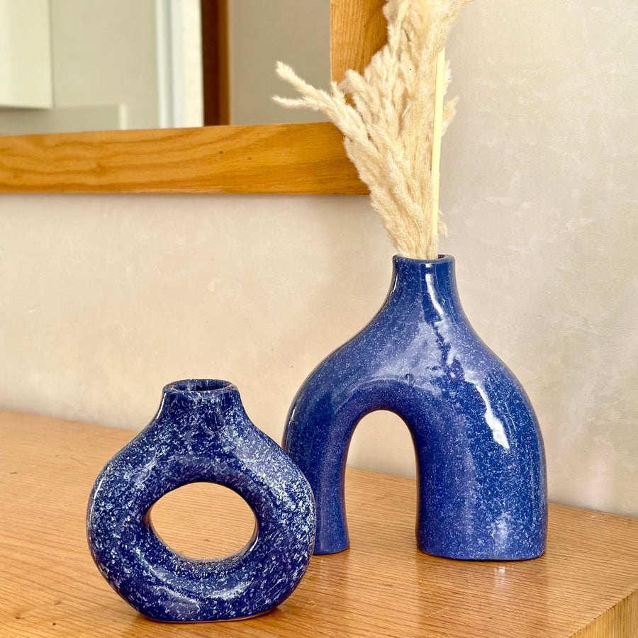 MyTindy Duo Azul and Tafoukt blue vases