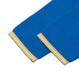 MyTindy Electric blue Moroccan Djellaba for girls kids, view 4