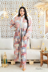 MyTindy Electric Blue Mother-Daughter Kimono Set, view 3