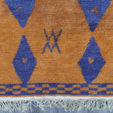MyTindy Luxurious Authentic Handmade Boujaad Moroccan Wool Rug - Elevate Your Home Decor with Berber Craftsmanship, view 4