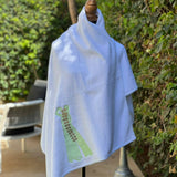 MyTindy Embroidered caftan towel, view 6
