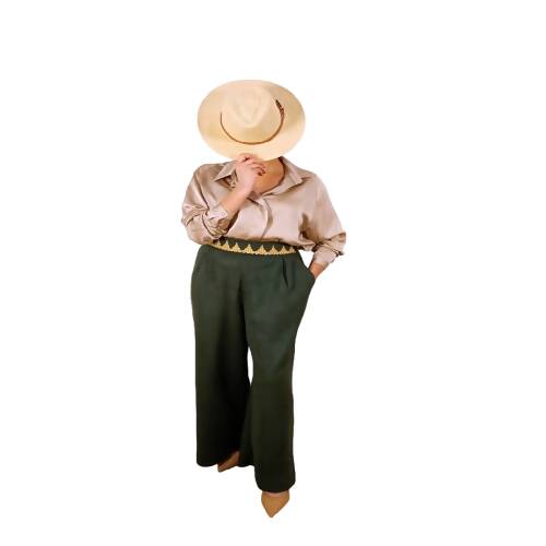 MyTindy Embroidered pants with a Moroccan touch