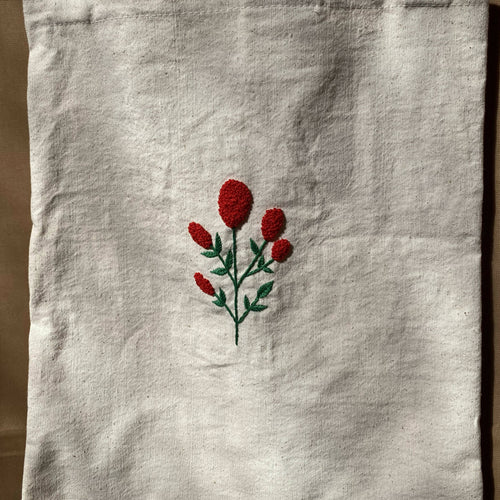 MyTindy Embroidered Tote Bag