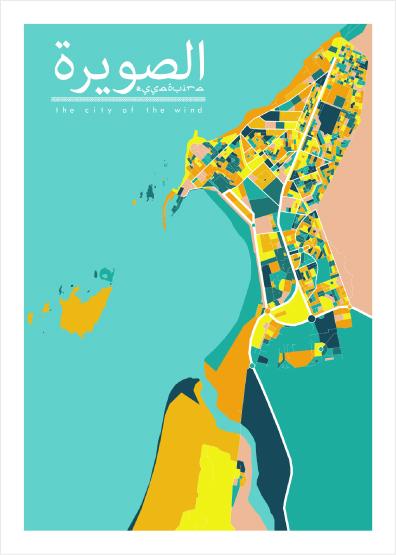 MyTindy Essaouira Map by G.M - Poster