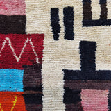 MyTindy Exquisite Boujaad Moroccan Rug - Handcrafted Berber Wool Tapestry for Elegant Home Decor, view 3