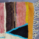 MyTindy Exquisite Boujaad Moroccan Rug - Handcrafted Berber Wool Tapestry for Elegant Home Decor, view 6