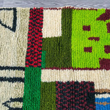 MyTindy Exquisite Berber Wool Boujaad Rug - Handcrafted Moroccan Tapestry for Elegant Home Decoration, view 4
