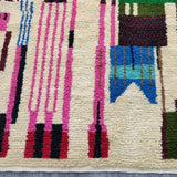 MyTindy Exquisite Berber Wool Boujaad Rug - Handcrafted Moroccan Tapestry for Elegant Home Decoration, view 5