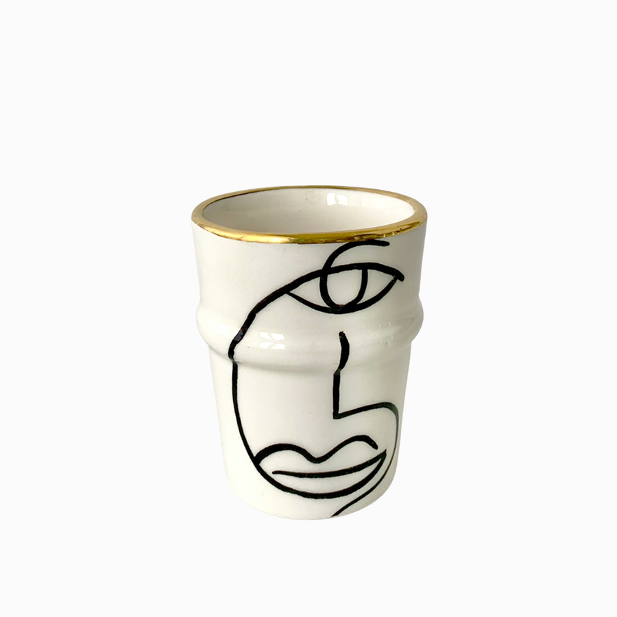 MyTindy Faces Moroccan Coffee Cup