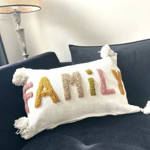 MyTindy Family cushion covers Moroccan tassels