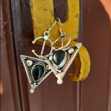 MyTindy Fibula Silver Earrings, view 2