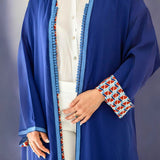 MyTindy FIZA Blue & Red Moroccan Kimono, view 2