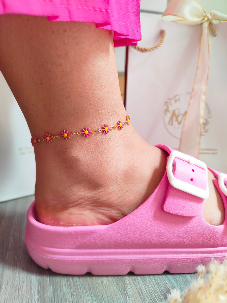 MyTindy Flower Ankle Bracelet 01
