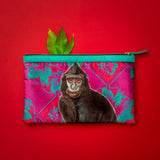MyTindy Fuchsia Monkey Pouch, view 2