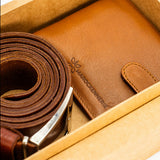 MyTindy Gift pack for men - Moroccan Leather Belt and Wallet, view 2