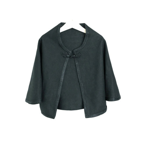 MyTindy Girl's Dark Grey Cape