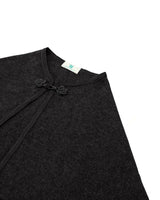 MyTindy Girl's Dark Grey Cape, view 3