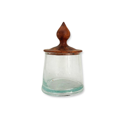 MyTindy Oriental Jar with Beldi Glass & Thuya Wood
