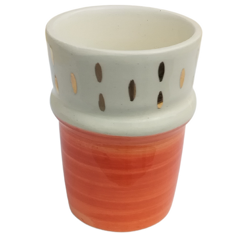 MyTindy Golden White Coffee Cups