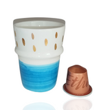 MyTindy Golden White Coffee Cups, view 6