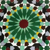 MyTindy Green and Red Zellige Table, view 3