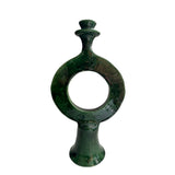 MyTindy Green Ceramic Candle Holder, view 3