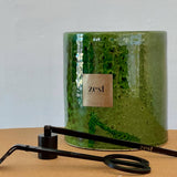 MyTindy 3 WICKS GREEN CANDLE ORANGE BLOSSOM, view 2
