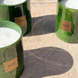 MyTindy 3 WICKS GREEN CANDLE ORANGE BLOSSOM, view 5