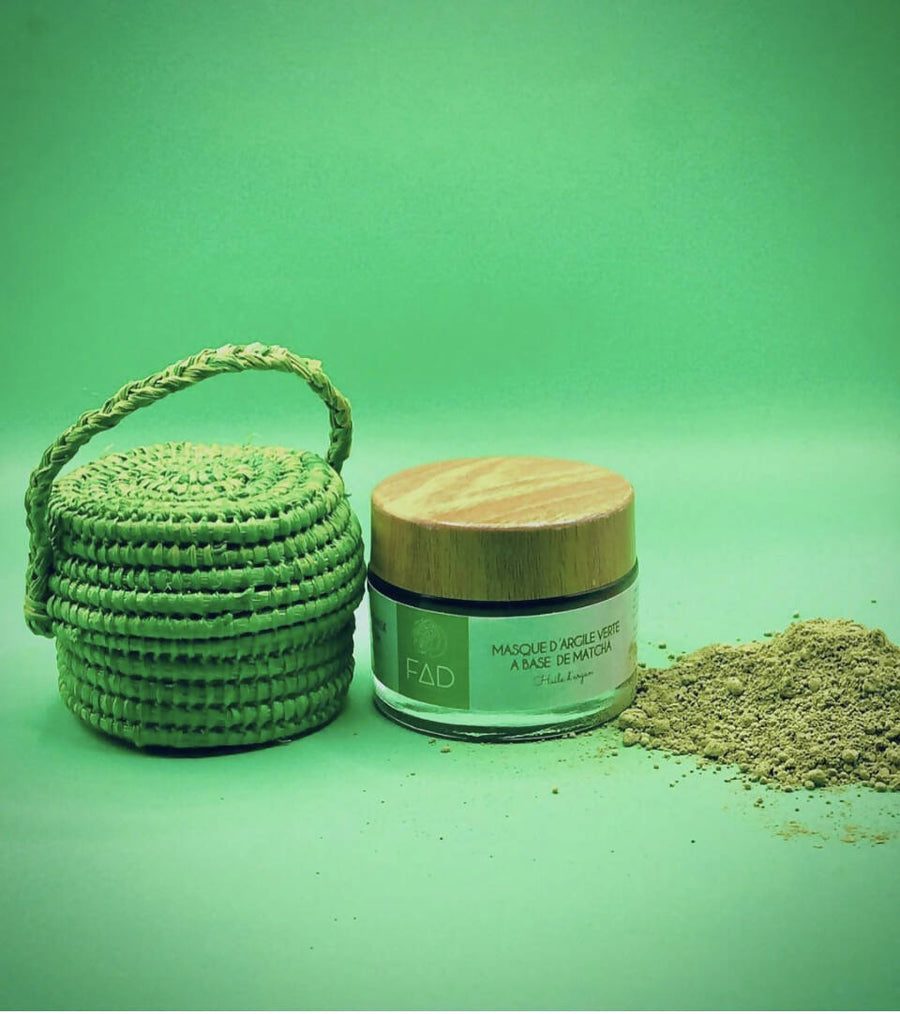 MyTindy Green clay mask with Matcha