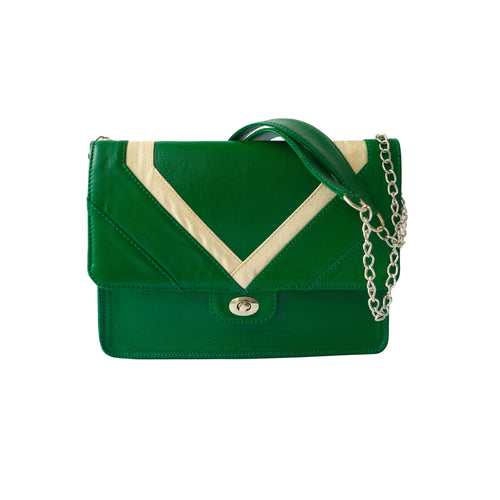 MyTindy Green Cross-Body Bag