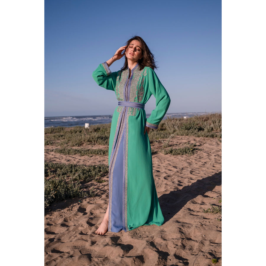MyTindy Green Kaftan