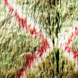 MyTindy Green Checkers Moroccan Carpet, view 3