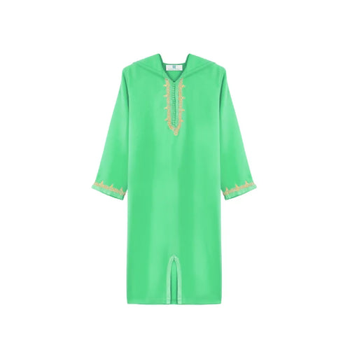 MyTindy Green Paris Moroccan Djellaba for girls kids