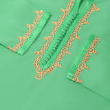 MyTindy Green Paris Moroccan Djellaba for girls kids, view 2