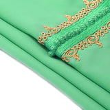 MyTindy Green Paris Moroccan Djellaba for girls kids, view 3