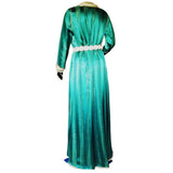 MyTindy Green Silk Kaftan, view 2