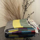 MyTindy Green Tones Moroccan Towel, view 3