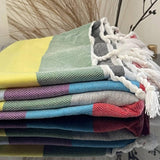 MyTindy Green Tones Moroccan Towel, view 4