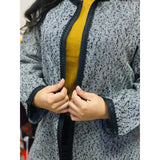 MyTindy Grey and Black Moroccan Winter Tunic, view 2