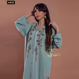 MyTindy Grey Blue Djellaba, view 2