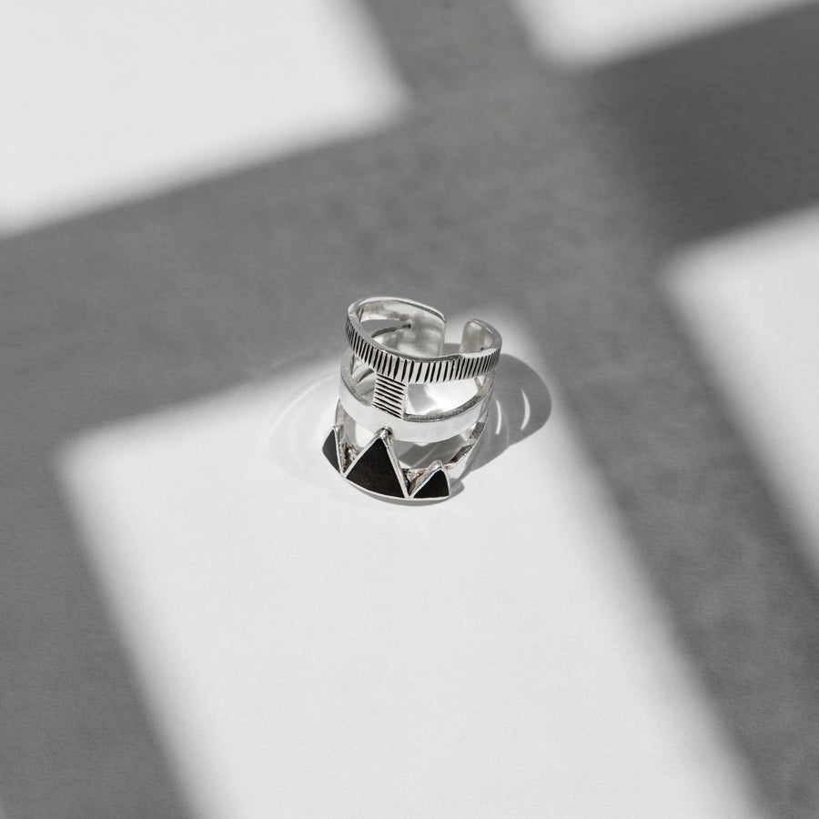 MyTindy Grey Eben Ring
