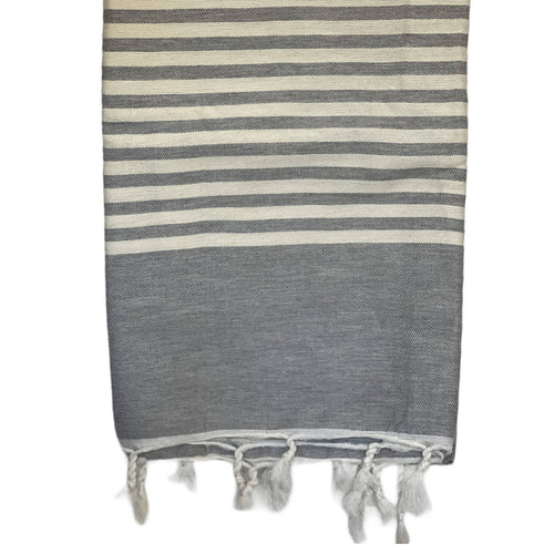 MyTindy Grey Moroccan Towel