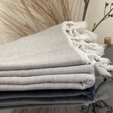 MyTindy Grey Moroccan Towel, view 4