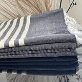 MyTindy Grey Moroccan Towel, view 4
