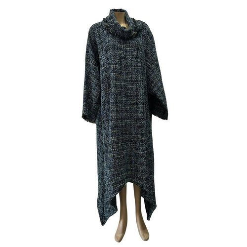 MyTindy Grey Moroccan Winter Dress